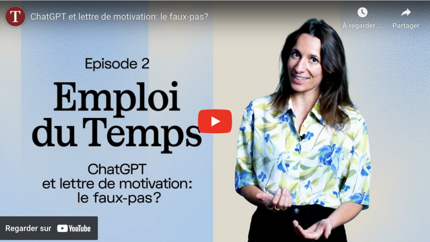 ChatGPT et lettre de motivation: le faux pas?